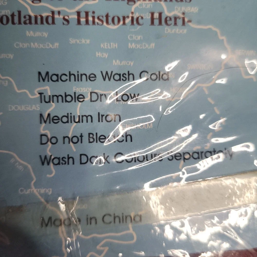 Scottish Heritage Cotton Tartan Plaid Euro and Standard Pillowcase Set Red Blue